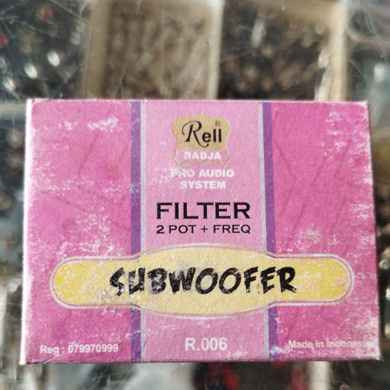 KIT FILTER SUBWOOFER 2 POTENSIO