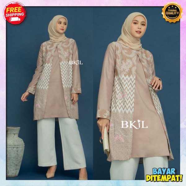 Dress Midi Tunik Murah Tunok Batik Bahan Tebal Premium Tunix Termurah Bsju Tunik Batik Wanita Dewasa