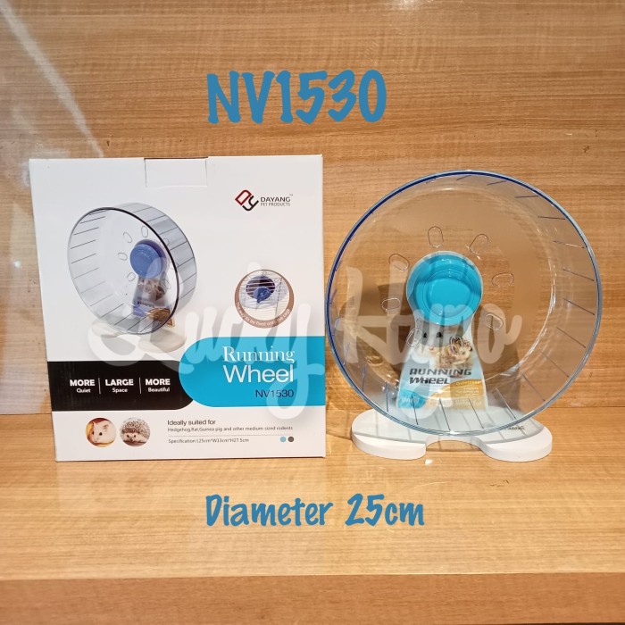 Mainan Hamster Landak Mini Roda Putar/ Dayang Running Wheel L- NV1530
