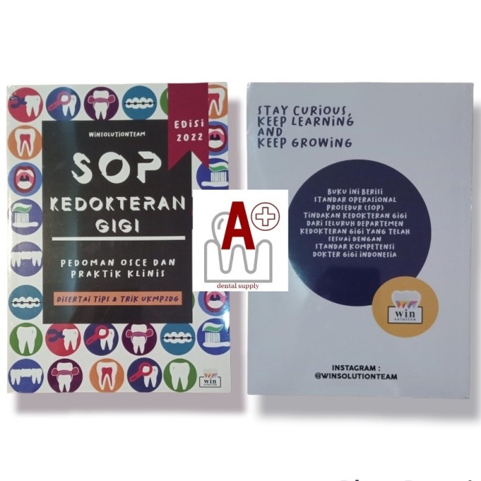 PROMO BUKU WINSOLUTIONTEAM SOP KEDOKTERAN GIGI PEDOMAN OSCE & PRAKTIK KLINIS TERBARU