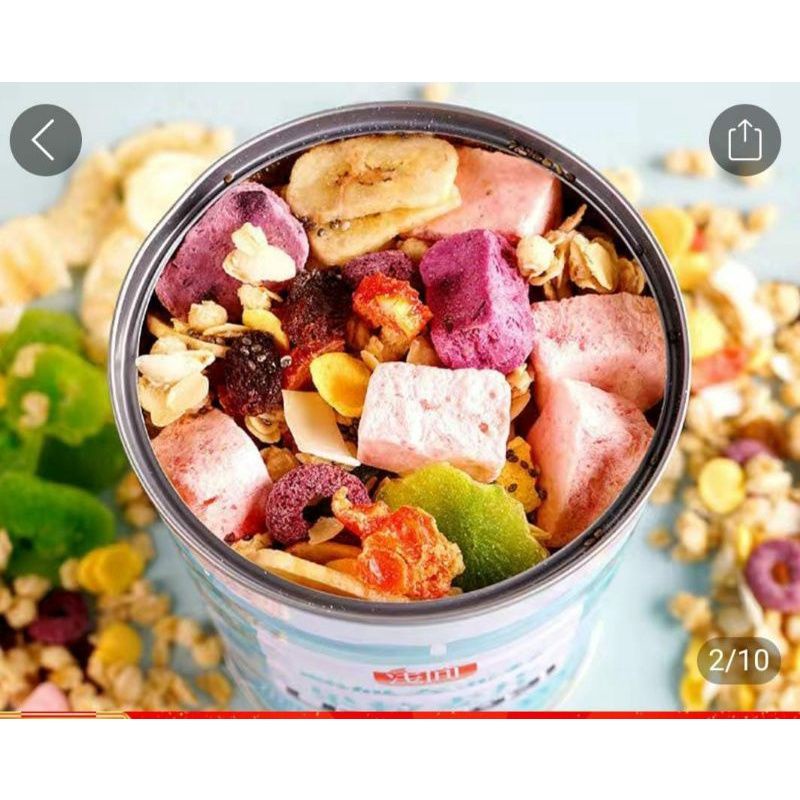 

0Suan Nai Guo Li Yan Mai Pian Yogurt Oatmeal Pola Makan Sehat