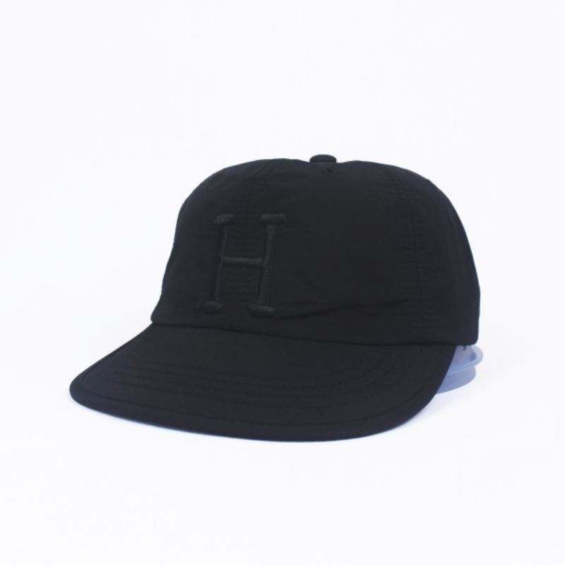 Topi HUF Fullblack OSFA Adjustable Second Murah Original