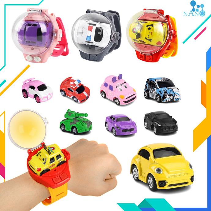 Mobil Remote control jam tangan mini Mainan Anak