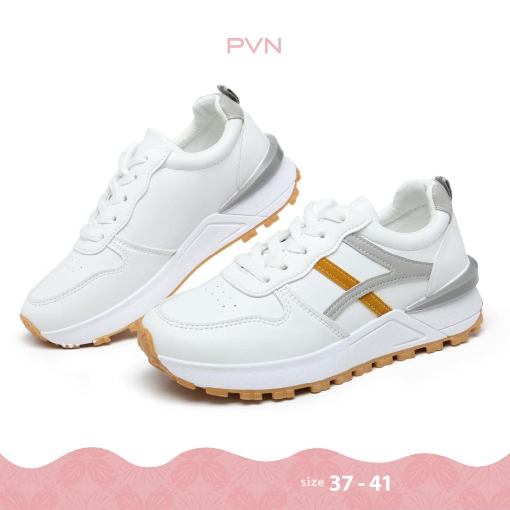 PVN Jaehyun Sepatu Sneakers Wanita Sport Shoes Navy 504