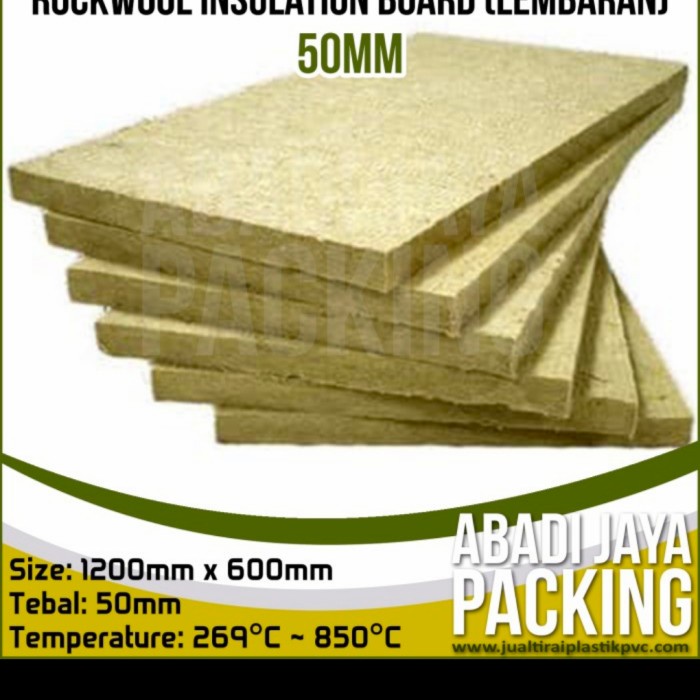 

rockwoll lembaran 50mm density 100 ready