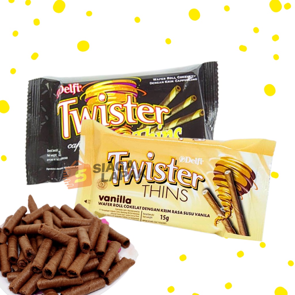 

Twister Wafer Roll 15gr All Varian Rasa Coklat Vanila