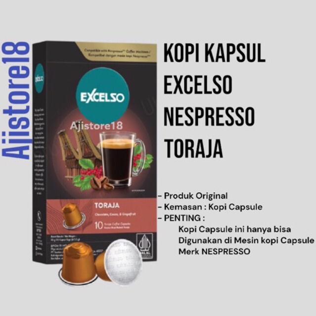 

Kopi Excelso Nespresso Kapsul Espresso
