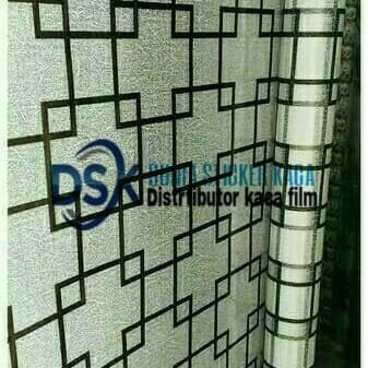 [Wall] Stiker Sunblast Motif-Kaca Film Sunblast Blur-Motif Kotak Minimalis [Lucu]
