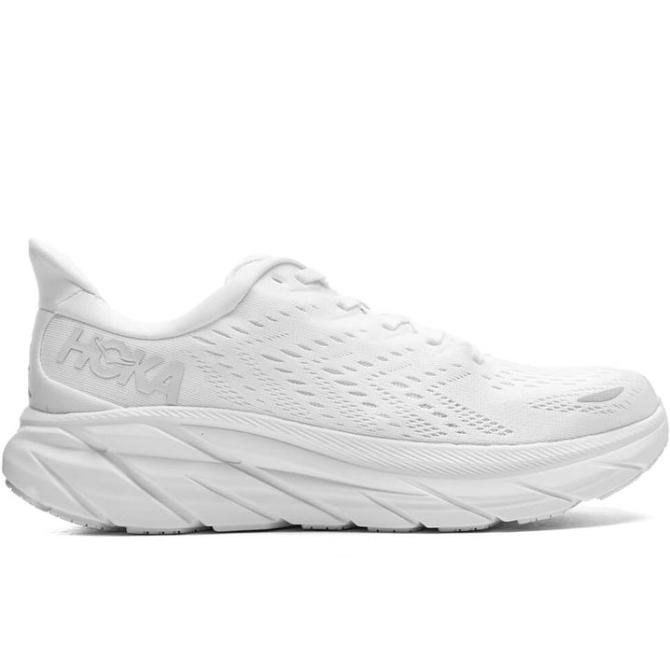 HOKA ONE ONE CLIFTON 8 WIDE WHITE/WHITE