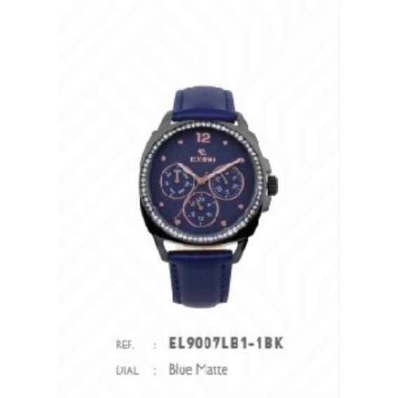 jam tangan wanita original elvano el9007series