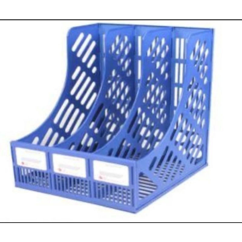 

KAN File Box Foldable 3 Layer Tempat Penyimpanan Dokumen Lipat 3 Sekat