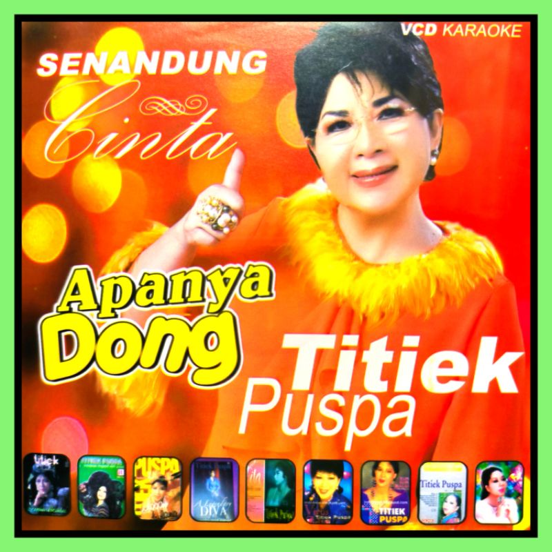 Kaset VCD Musik Bisa Karaoke 17 Lagu Pop Nostalgia TITIEK PUSPA Album Kenangan Terviral.