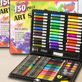 

(Q-L♪♫6> SHENAR,(COD) CRAYON ART SET 150 PENSIL WARNA / COLOURING SET 150 PCS / GULALI BOOKS PAKET MEWARNAI/ top.produk.