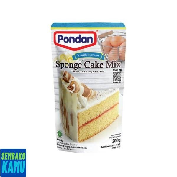 

Pondan Sponge Vanila 200 gr