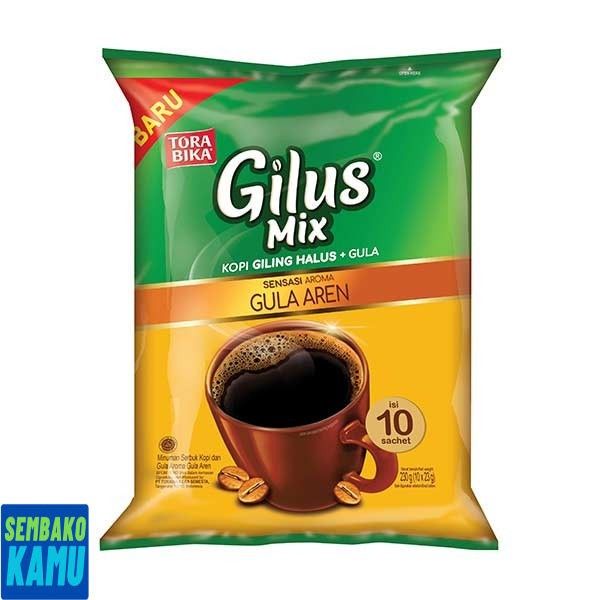 

Torabika Gilus Mix Gula Aren 10 pcs x 23 gr - Kopi