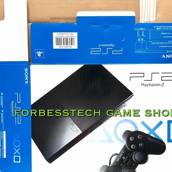 (»☼ O14O) Dus Kardus Box Mesin Sony PS2 PS 2 Playstation 2 Slim Tipis Fullset /tervirall..