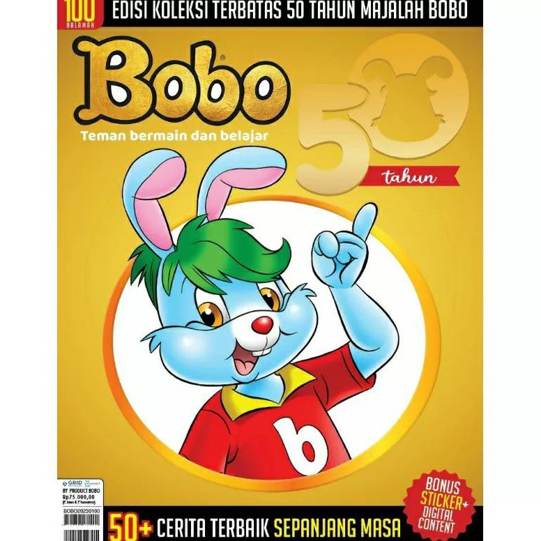 

Keluaran Terbaru.. ( READY ) MAJALAH BOBO EDISI 50 TAHUN YHG