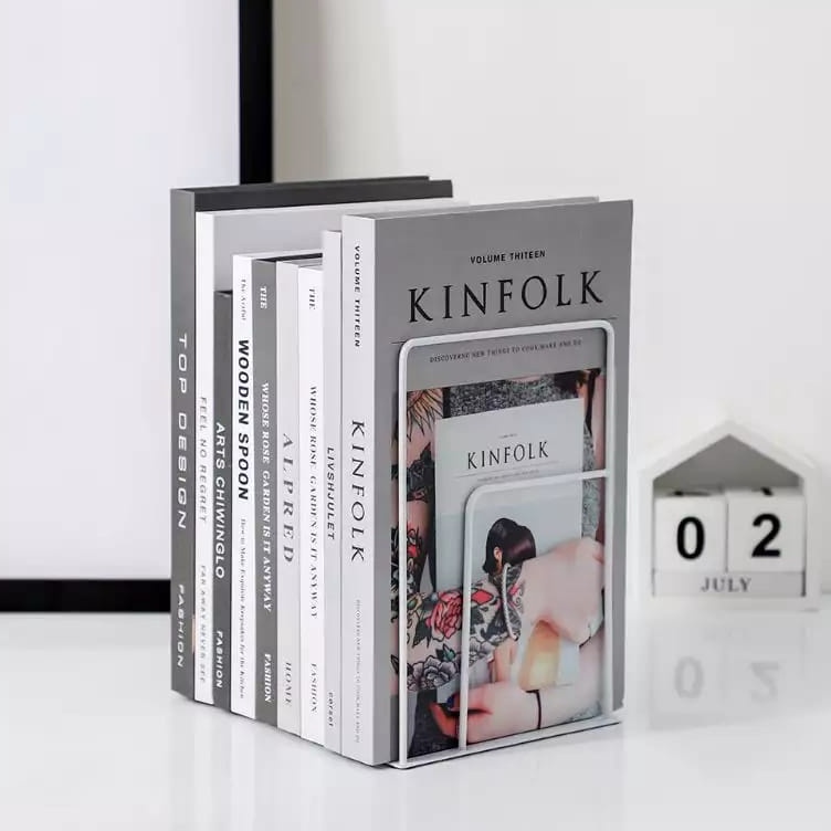 

✤Diskon Promo✼ Q7G9E Pembatas Buku Besi / Kinfolk Bookshelf (2 Pcs) J69 Paling Popular