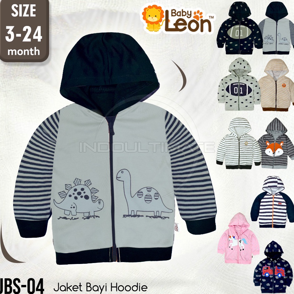 Hanya disiniX3j3I 0-2 tahun SNI BABY LEON Jaket Anak Bayi Balita JBS-04 Hoodie sweater Topi / Baju K