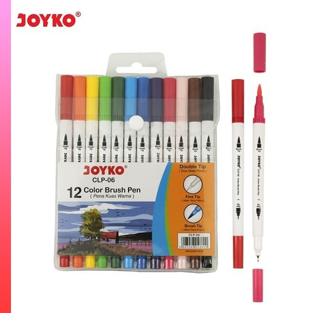 

Brush Pen Joyko 12 Warna CLP-06 [ART. P5P4]