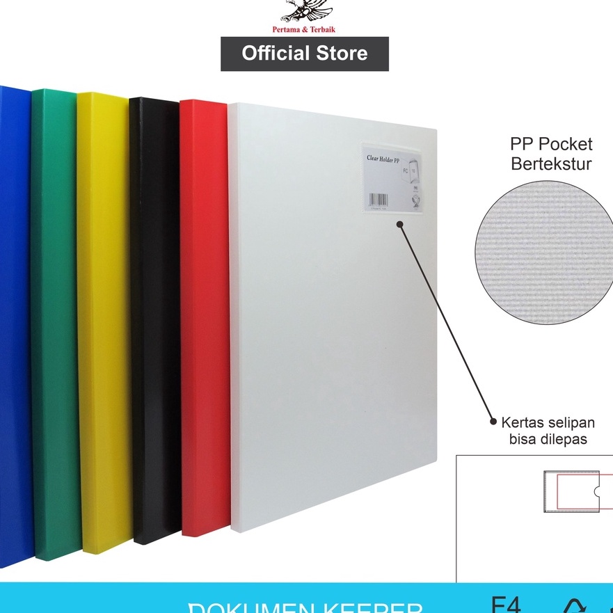 

(➤ N☑ZO] Dokumen Keeper EAGLE Files F4/FC 10 Pocket Clear Holder Document Keeper Display Book E 317/ pasti.diikirim.!