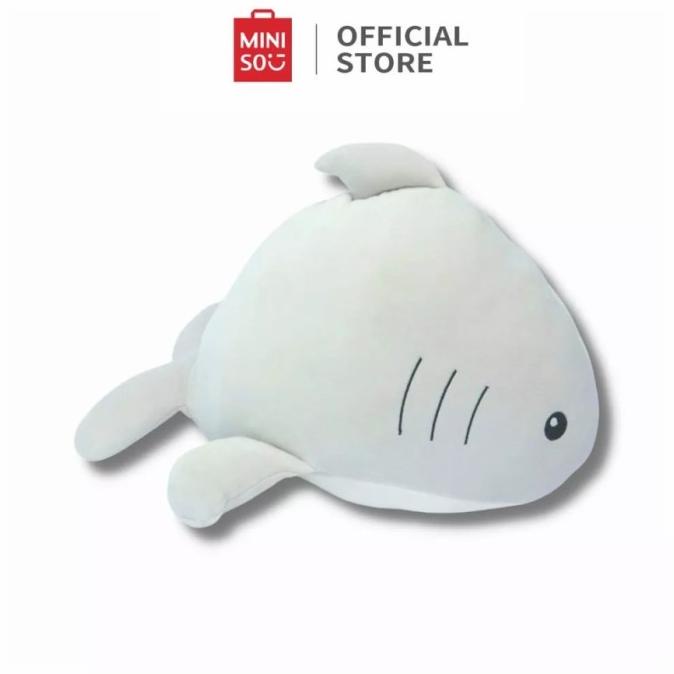 FLASH SALE MINISO BABY SHARK PLUSH TOY BONEKA BANTAL IKAN HIU 15INCH LEMBUT 