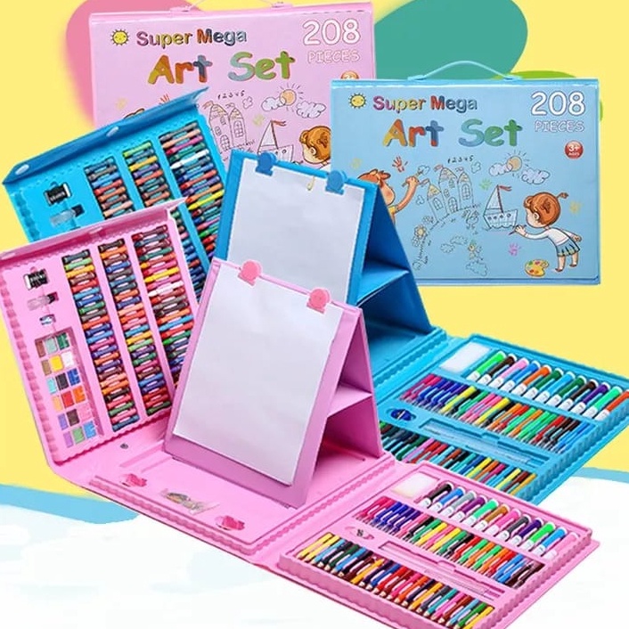 

Model terkini Crayon Set 208 Pcs Pensil Warna Lengkap / Krayon Set Alat Menggambar Mewarnai Cat Air Lukis Anak 208pcs 54