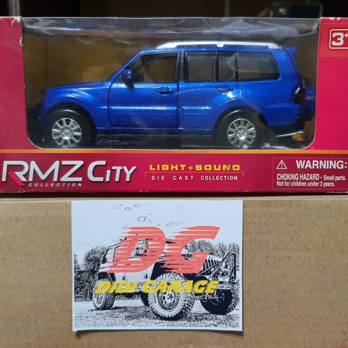 PROMO DIECAST PAJERO BIRU TERLARIS