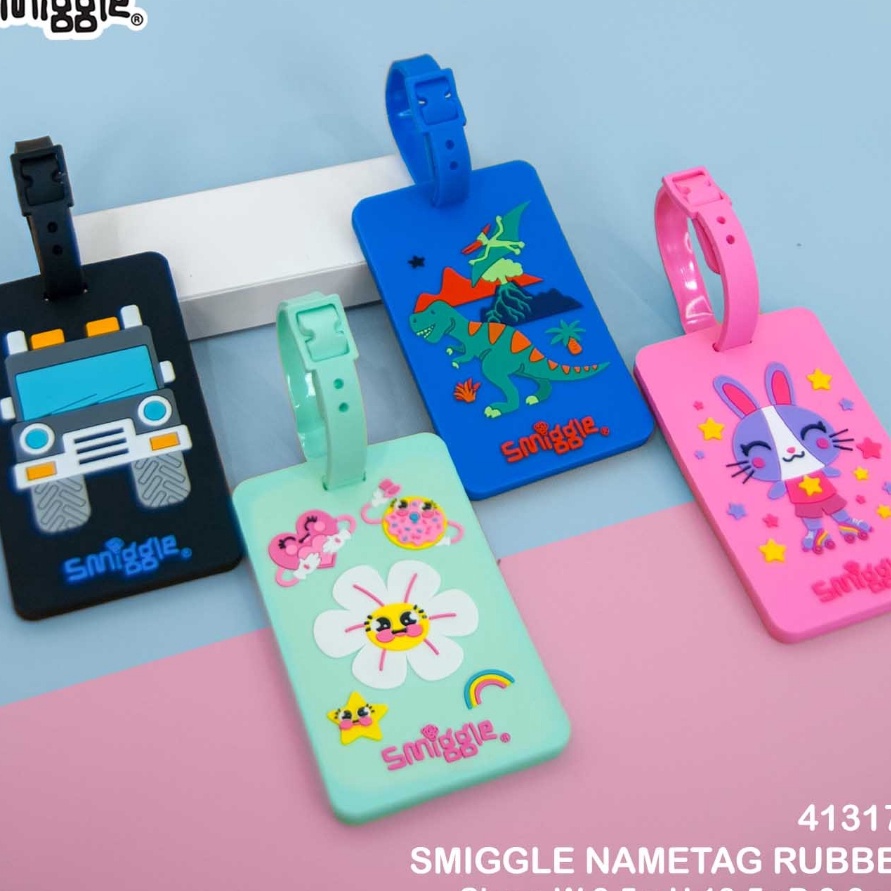 

(DR✓/L☑) SMIGGLE NAMETAG RUBBER 413171- super.keren!