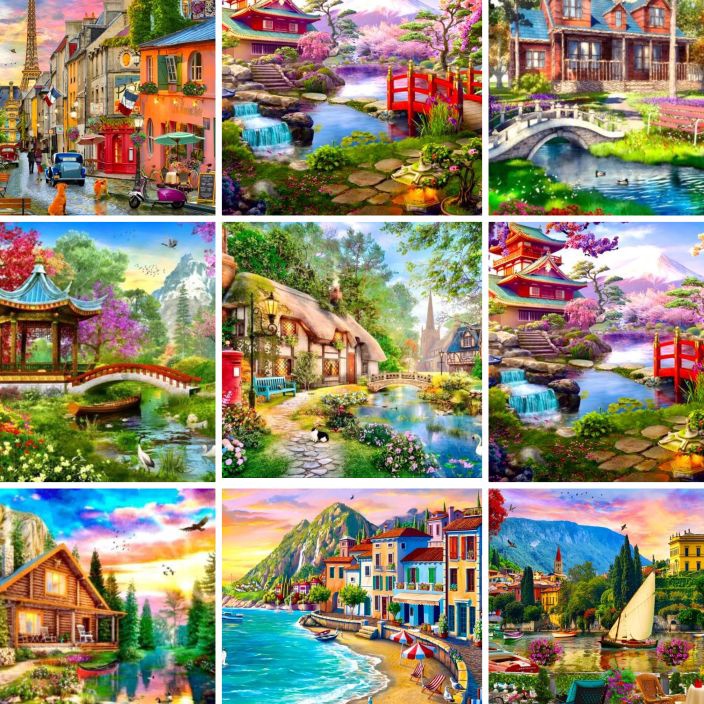 

[㊛/❦SRJ> 5D DIY Full Drill Diamond Painting Lukisan Kristik Kerajinan Tanganbanyak diminati➲!