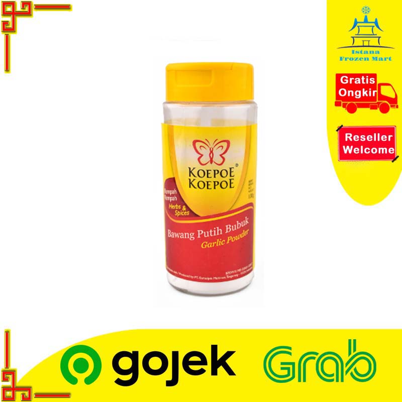 

Bawang Putih Bubuk KOEPOE KOEPOE Garlic Powder Kupu 130 GR