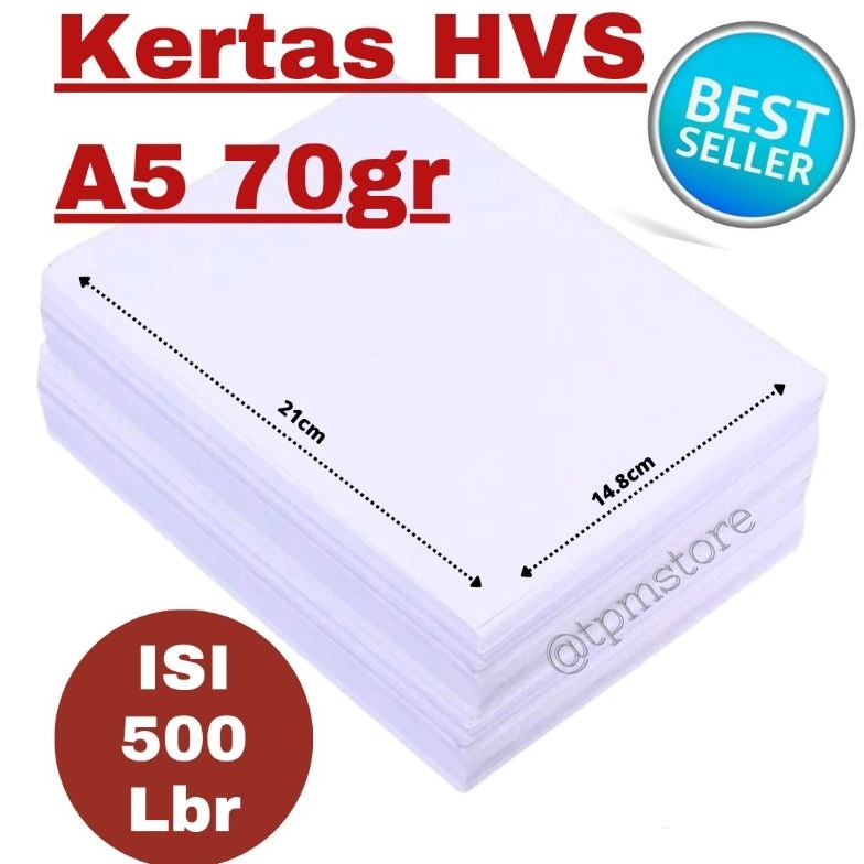 

➨Readystock➥ N8YNT Kertas HVS A5 70 Gr (Putih) / Harga 1 Rim (500 Lembar) R45 ✤Promo