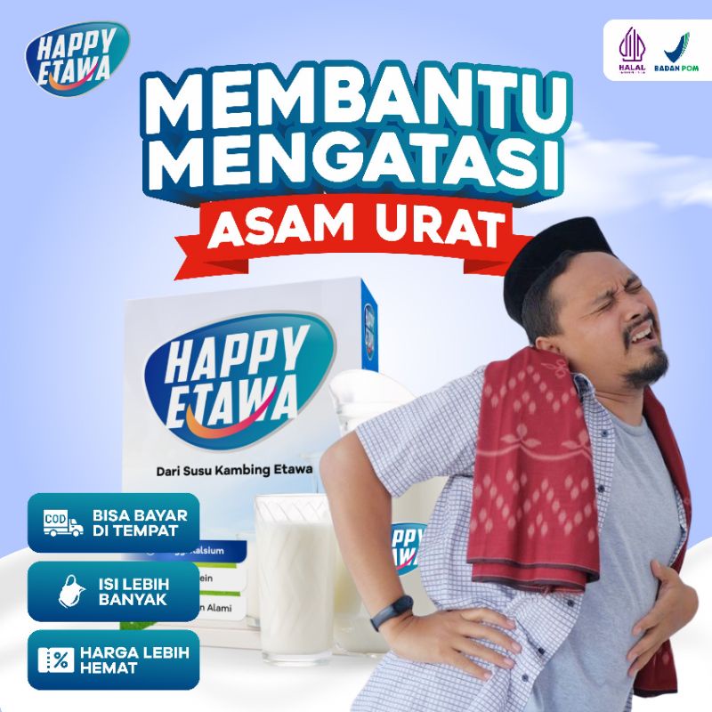 

HAPPY ETAWA – Susu Kambing Etawa Berkualitas Membantu Mengatasi Asam Urat | Eliza Official Store