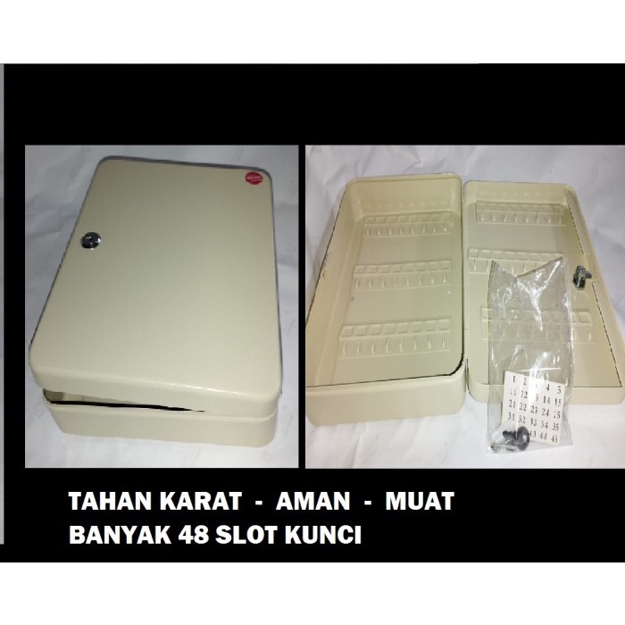 KEY BOX ZEHN DENGAN KODE / KOTAK PENYIMPANAN KUNCI 48KUNCI