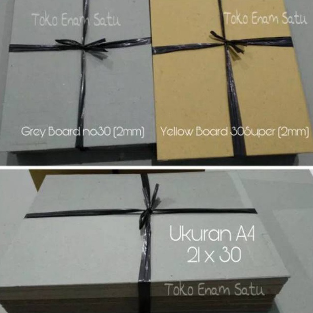 

qdyb -37 10 lembar Karton Kuning / Yellow Board no 30 uk A4 (21x30cm) GVP