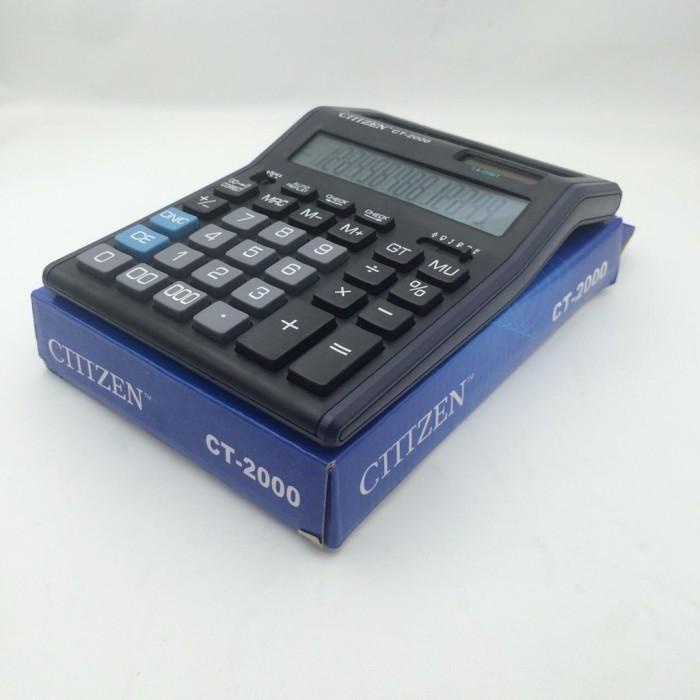 

Kalkulator Dagang Citizen 2 Dua Layar 14 Digit Type Ct2000
