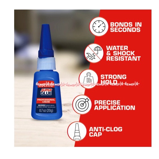 

Loctite Glue 20Gr Loctite Professional Ultimate Speed & Strenght Loctit Loktite Lem Serbaguna Lem