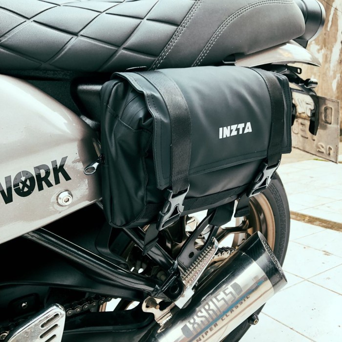 Tas touring belakang xsr155 Kiri, sidebag motor waterproof