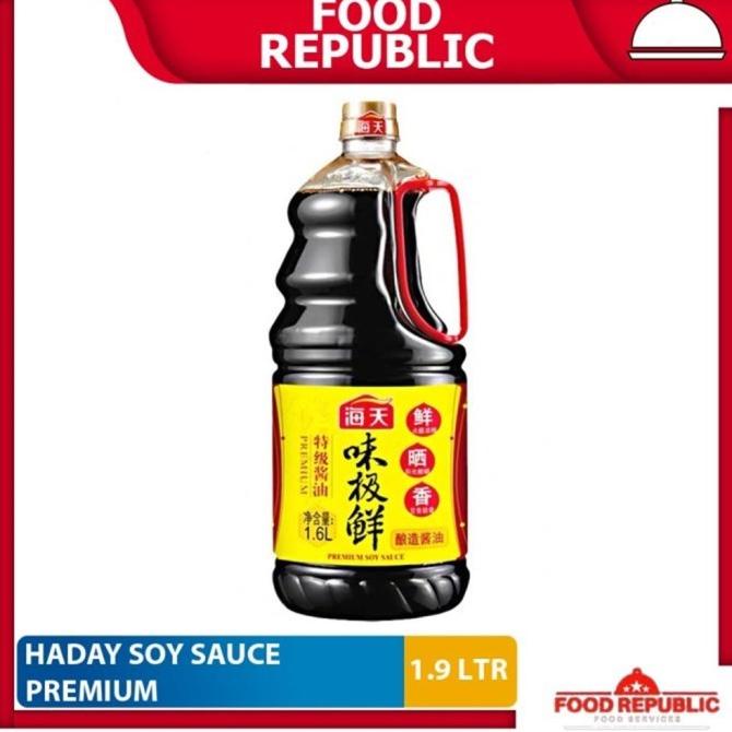 

jen Haday Premium Soy Sauce 1.9 Ltr Kecap Asin No 1 China Hai Tian Halal