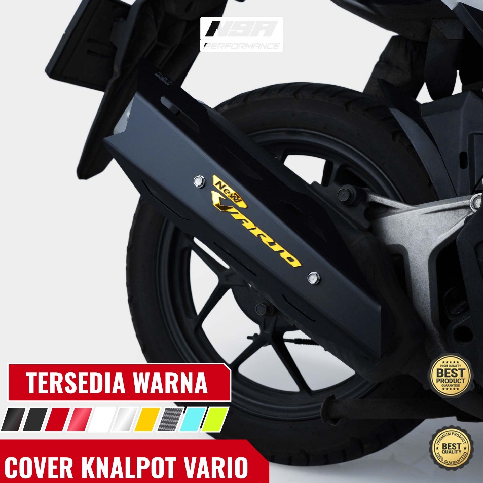 ` hw NSA COVER KNALPOT VARIO 125 150 All VARIO TUTUP KNALPOT VARIO AKSESORIS VARIO TAMENG KENALPOT C