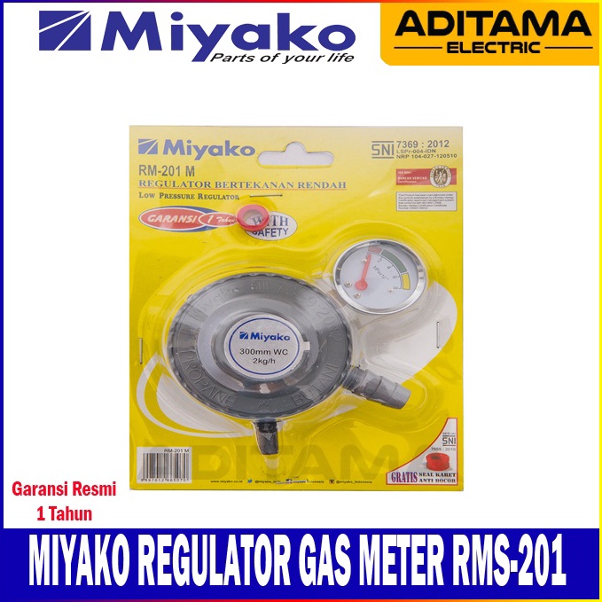Telah Hadir.. MIYAKO REGULATOR GAS RM-201M/ MIYAKO GAS REGULATOR METER RM-201 M RM201M