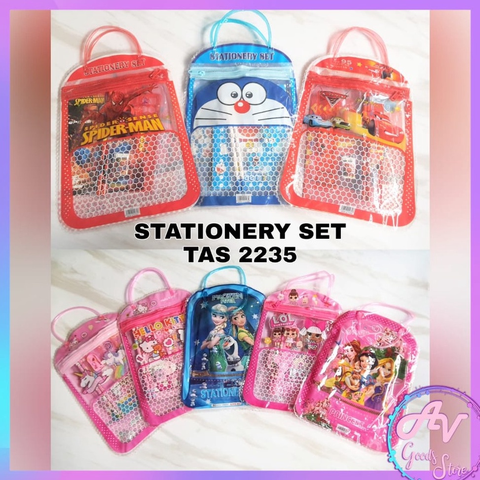 

[CODE BARANG 845SRE] stationery set / paket alat tulis set 7in1 TAS / stationery set 7in1 TAS 2235 0V7