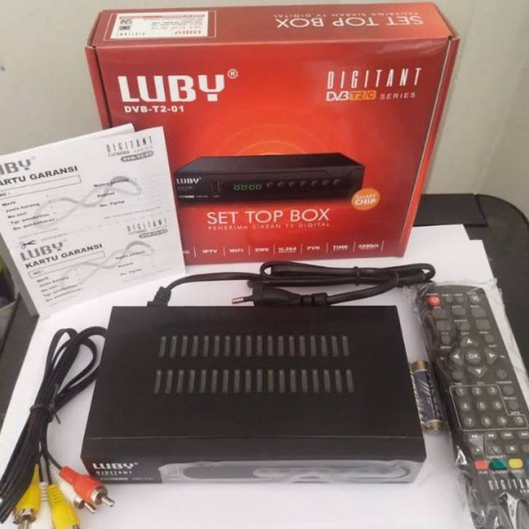 - Set Top Box Tv Digital Luby T2-01 / Receiver Tv Digital Luby  / Set Top Box TV Analog Ke Digital /