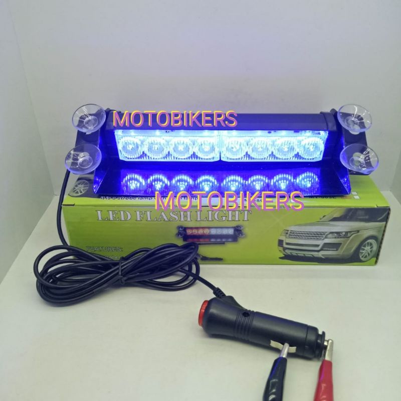 Lampu Led Dasboard Mobil 12Volt 8Mata Lampu Led