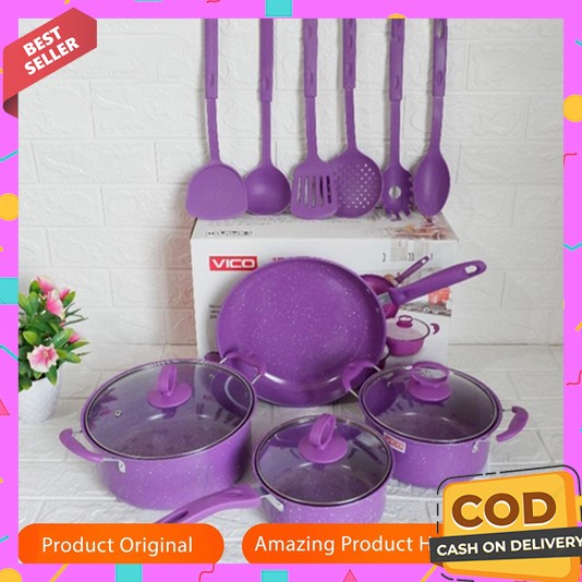 Panci Set Isi 5 Pcs Anti Lengket Promo 3 In 1 Stainless Tebal Murah Psnci Jawa Pani Enamel Serbaguna