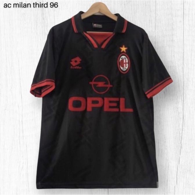 Jersey Retro AC Milan Third 96 black