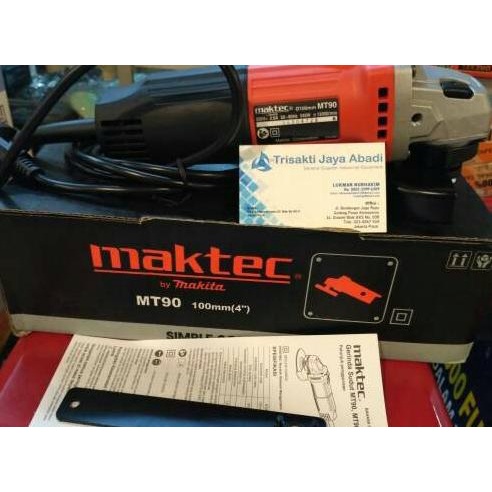 Mesin Gerinda Tangan Mt90 Maktec By Makita 4" Mt90