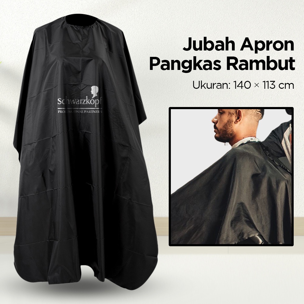 Jubah Apron Kip Pangkas Rambut Salon Barbershop Cape Original