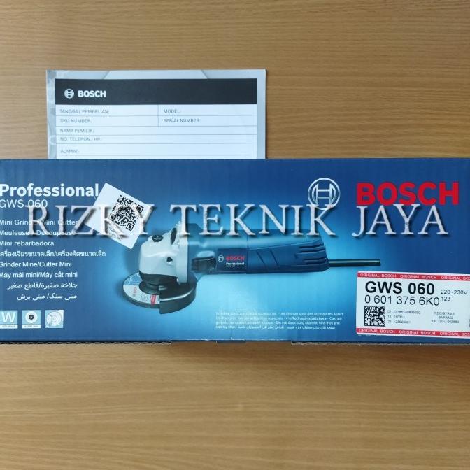 Bosch Gws 060/Gerinda Listrik Bosch/Gerinda Tangan Bosch/Mesin Potong
