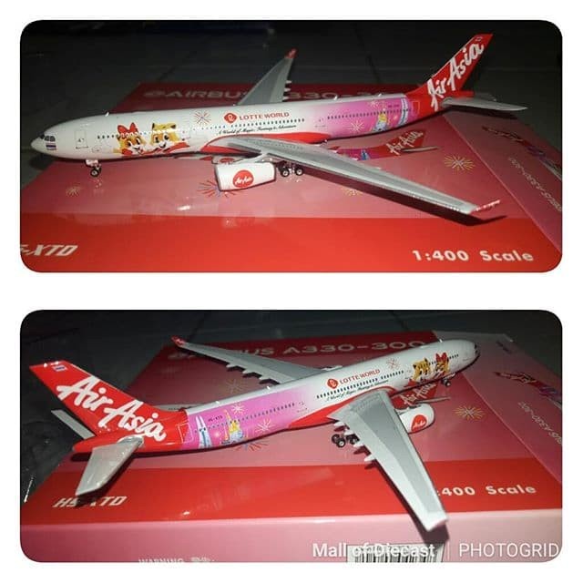 Air Asia X A330-300 HS-XTD Lotte World Phoenix 1:400